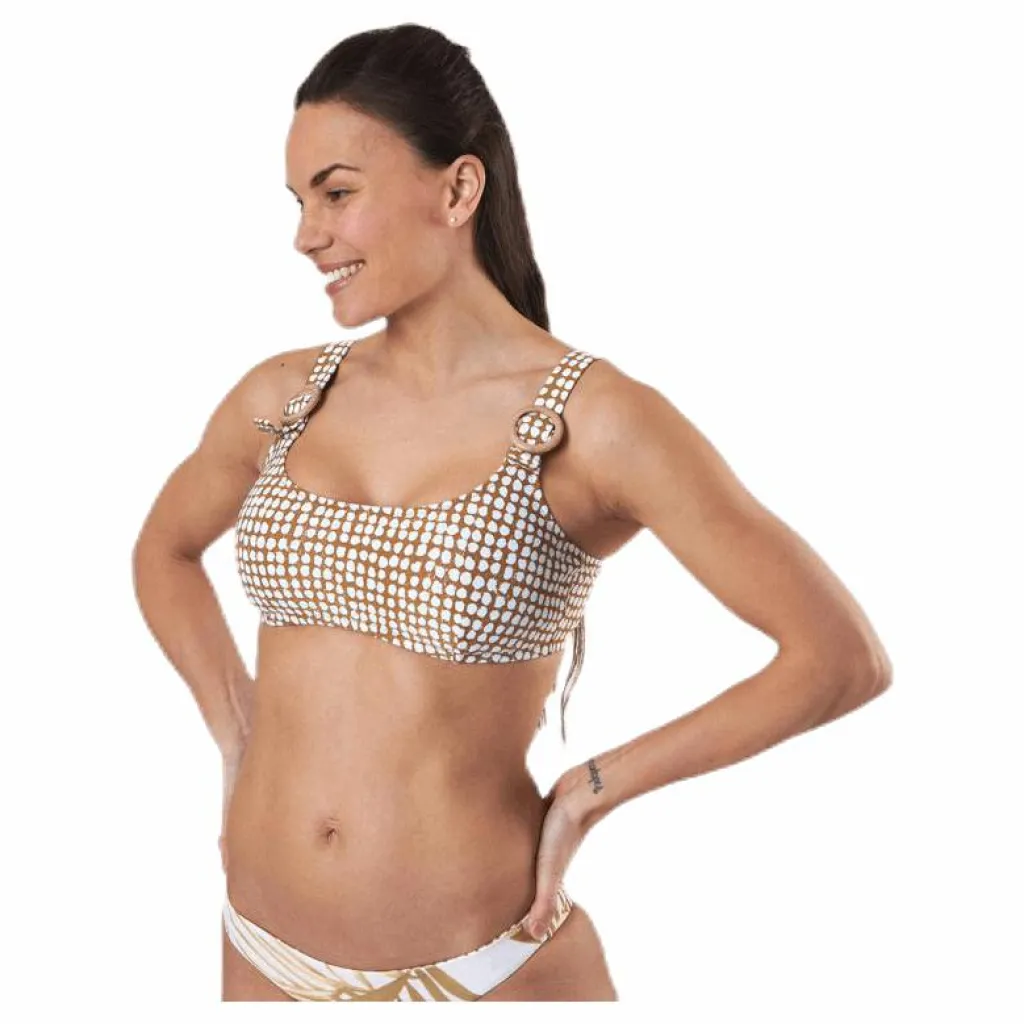 Rip Curl Paradise Cove Crop Top Gold Guld Outlet