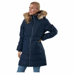 Whistler Paranaque Long Down Parka Jacket Blue Blå Discount