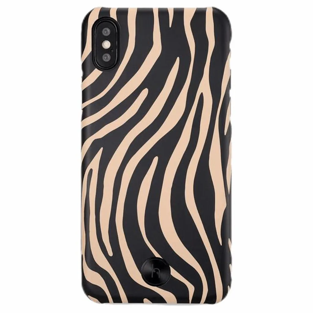 Holdit Paris Zebra iPhone X/XS Black/Beige Svart och Beige Hot