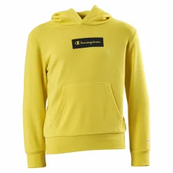 Pastel Hooded Sweatshirt Junior Yellow*Champion New
