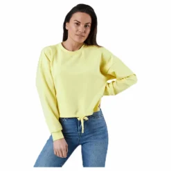 Only Pastel L/S O-Neck Swt Green Grön Outlet
