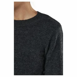 Pcperla Ls Knit Bc Dark Grey Melange*Pieces Hot