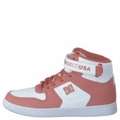 DC Shoes Pensford White/citrus Rosa och Vit Hot