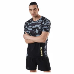 Calvin Klein Perfect Workout SS Tee  Patterned/Black Mönstrad och Svart Sale
