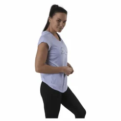 Puma Performance Heather Cat Tee Purple Lila Outlet