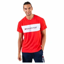 Performance Mesh Tee Red*Tommy Hilfiger Sport Best