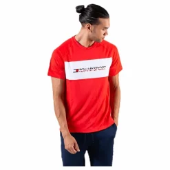 Performance Mesh Tee Red*Tommy Hilfiger Sport Best