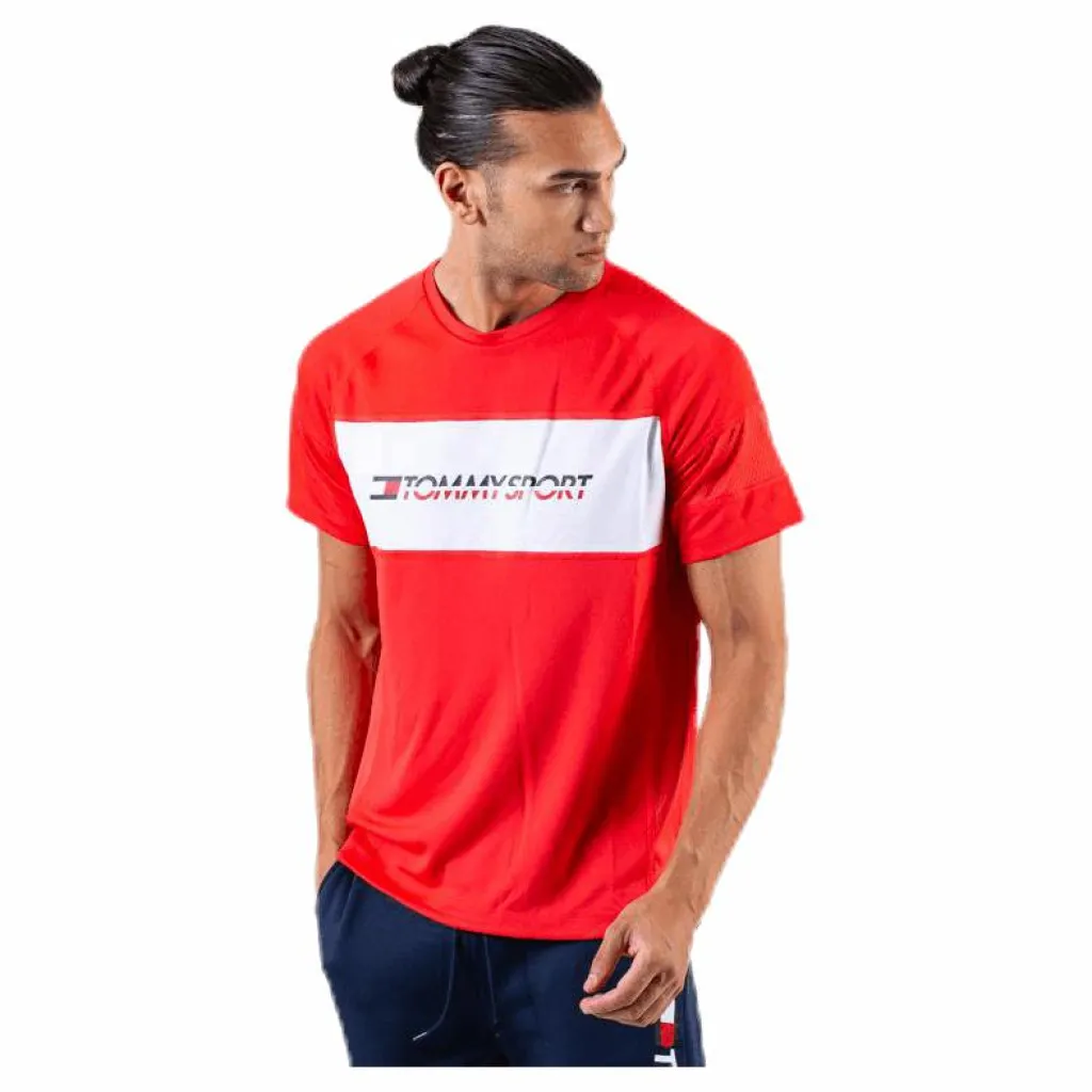 Performance Mesh Tee Red*Tommy Hilfiger Sport Best