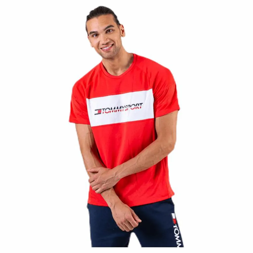 Performance Mesh Tee Red*Tommy Hilfiger Sport Best