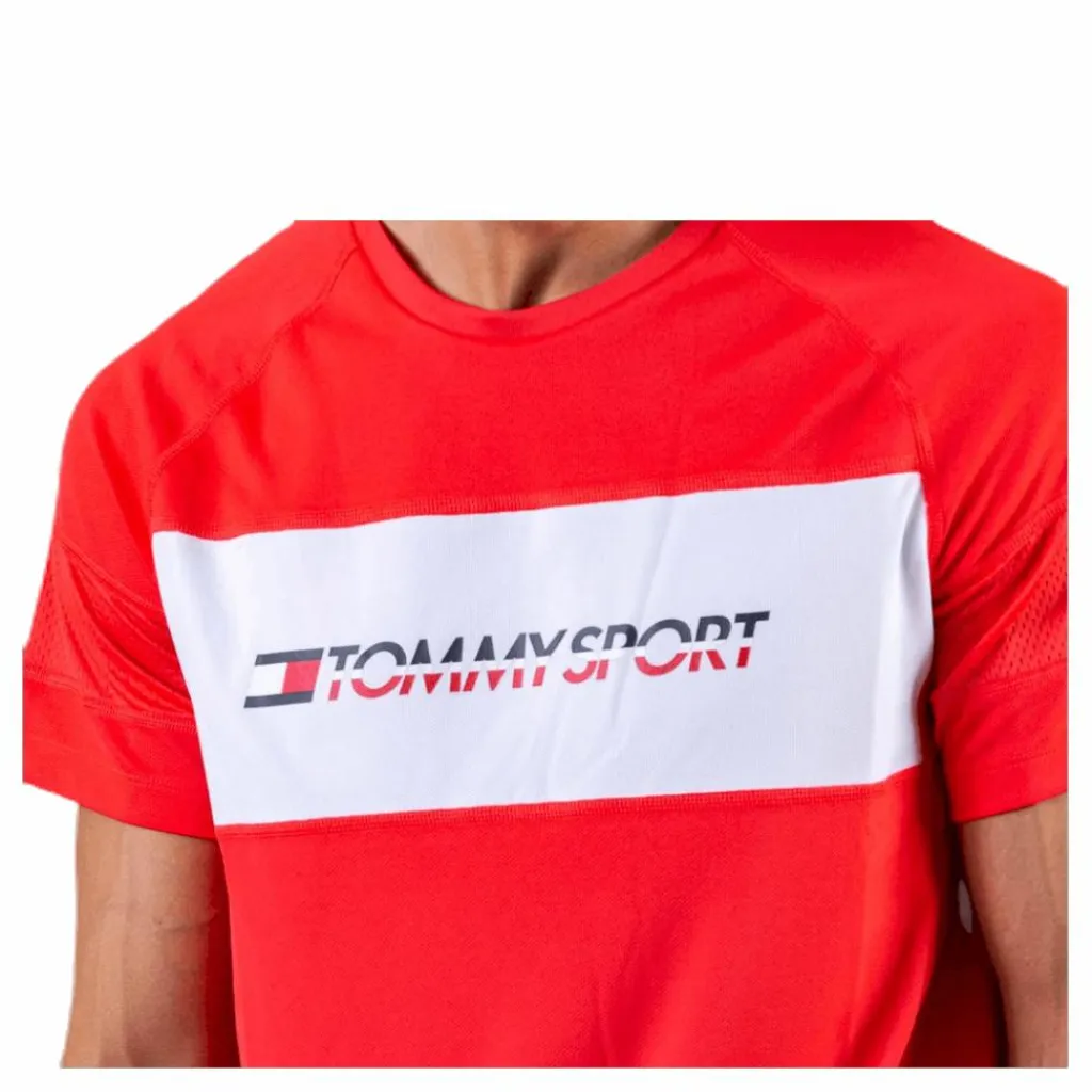 Performance Mesh Tee Red*Tommy Hilfiger Sport Best