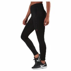 Only Play Performance Run Brushed Tights Black Svart Best