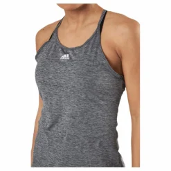 adidas Performance Tank Black / White Grå Best