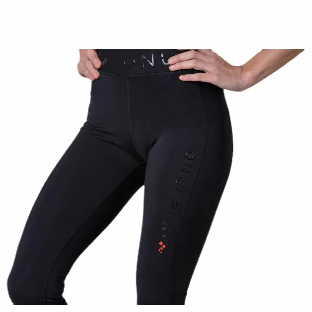Only Play Performance Training Tights Black Svart Best