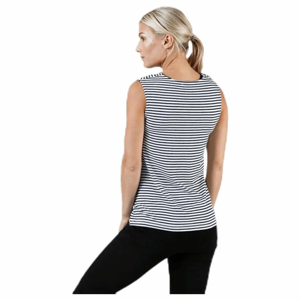 Marine Pescara Tank Top Blue/White Blå och Vit