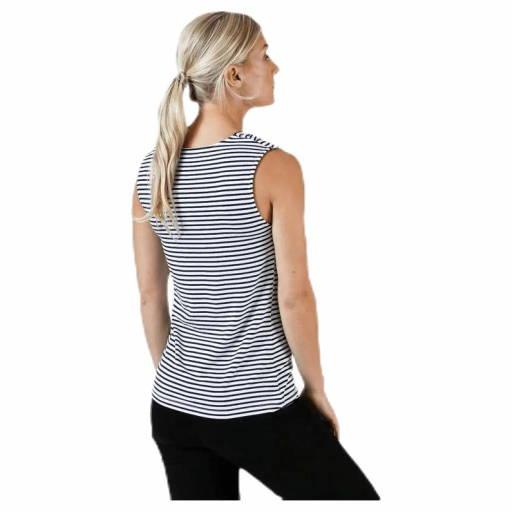 Marine Pescara Tank Top Blue/White Blå och Vit