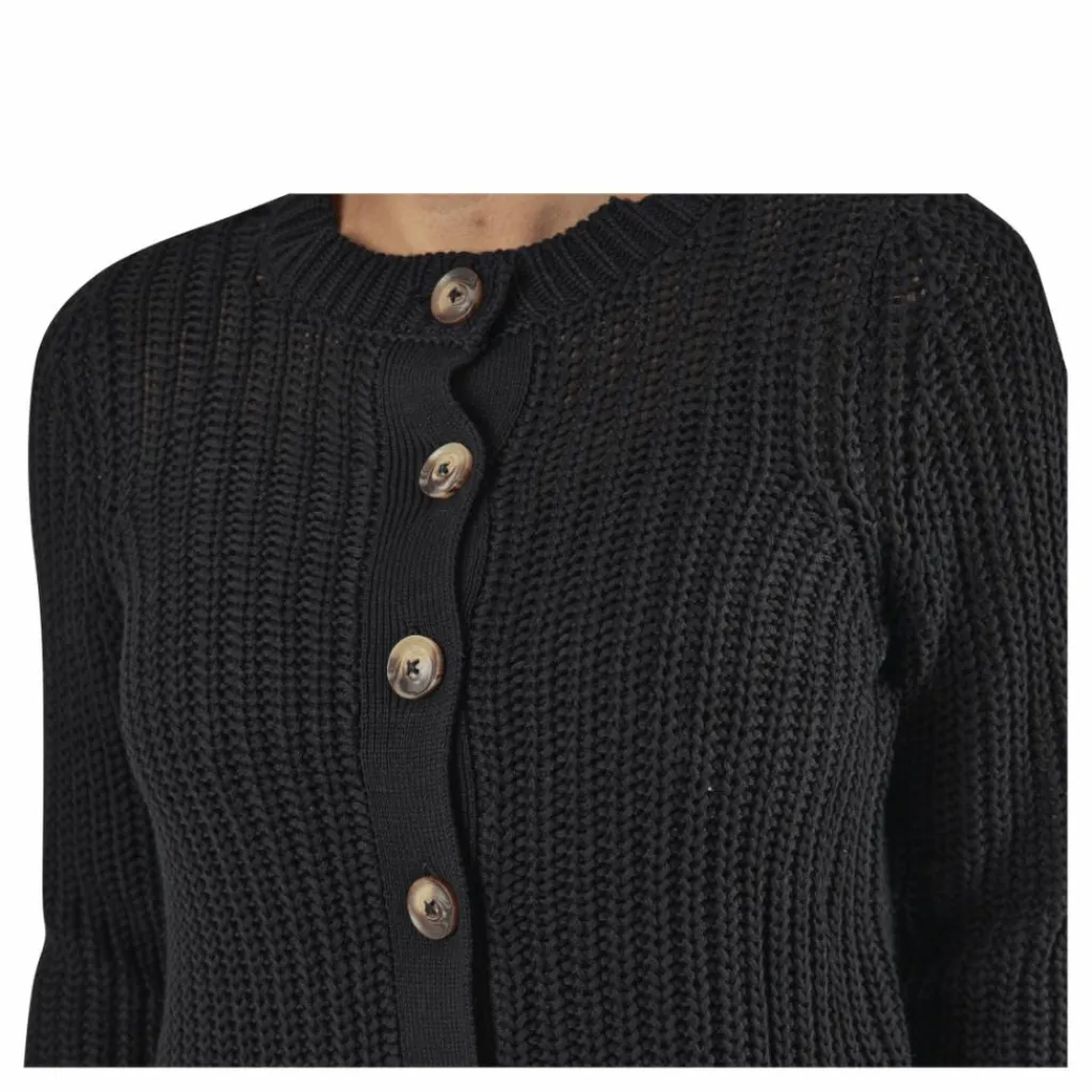 Pieces Petula Ls Knit Cardigan Black Svart
