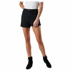 Only Phine Shorts Black Svart Hot