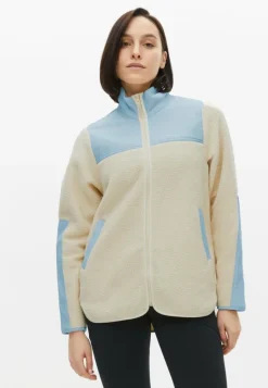 Röhnisch Phoebe Blocked Pile Jacket Skyway Vit Discount