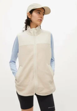 Röhnisch Phoebe Pile Vest Vanilla Ice Vit Online