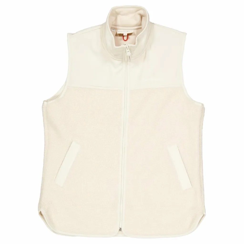 Röhnisch Phoebe Pile Vest Vanilla Ice Vit Online