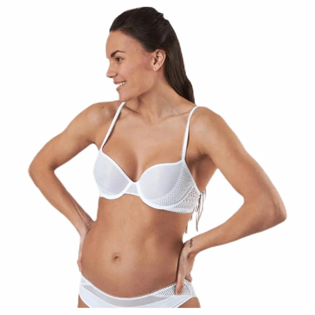 Pique Lace Lightly Lined Demi White*Calvin Klein Sale