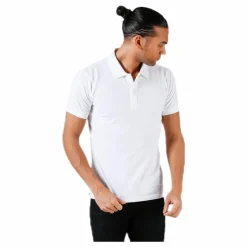 Bread & Boxers Pique Polo Shirt White Vit Best