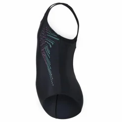Speedo Plastisol Placement Muscleback Black/neon Svart Clearance