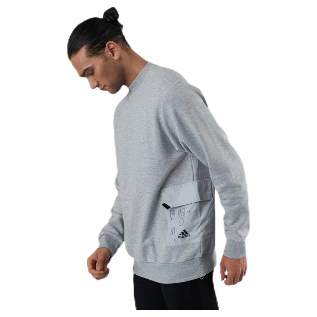 adidas Pocket Crew Grey Grå Best