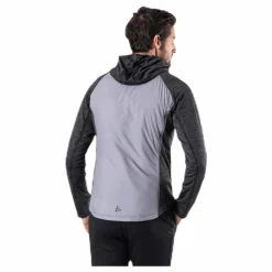 Craft Polar LT PD Midlayer Black/Grey Svart och Grå
