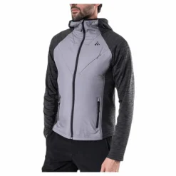 Craft Polar LT PD Midlayer Black/Grey Svart och Grå