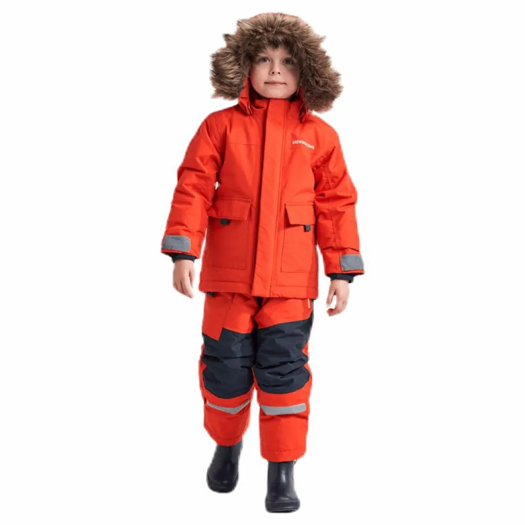Didriksons Polarbjörnen Parka Orange Sale