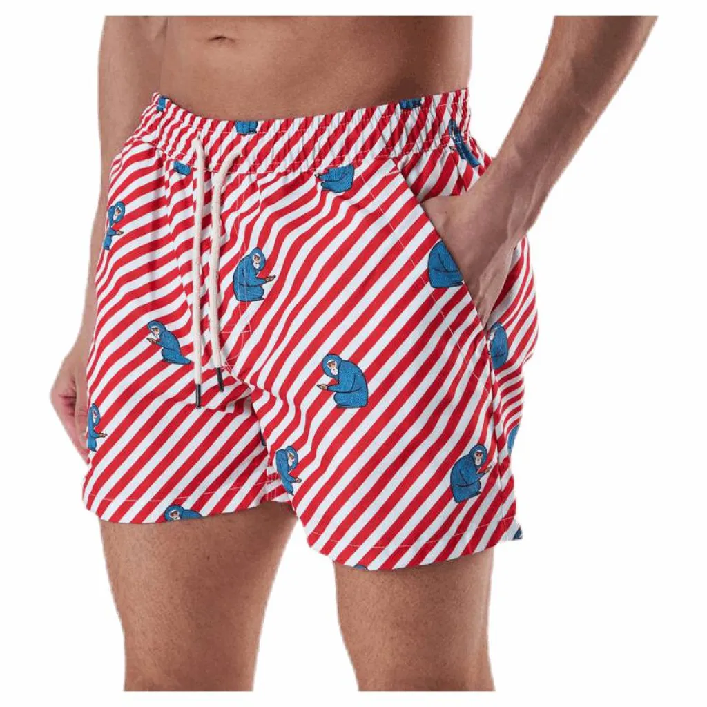 OAS Polka Monkey Red Röd Online