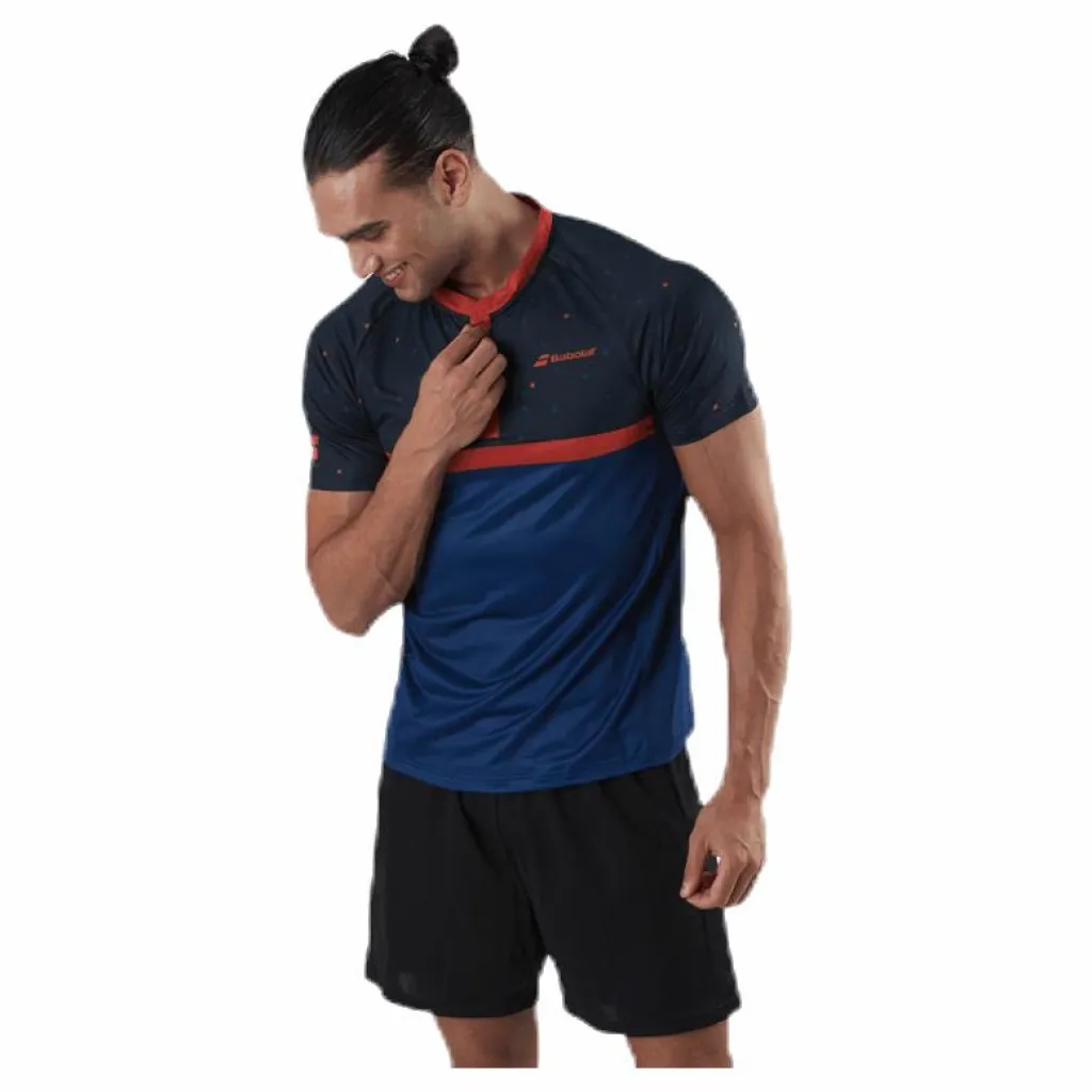 Babolat Polo Compete Blue/Black Blå och Svart Discount