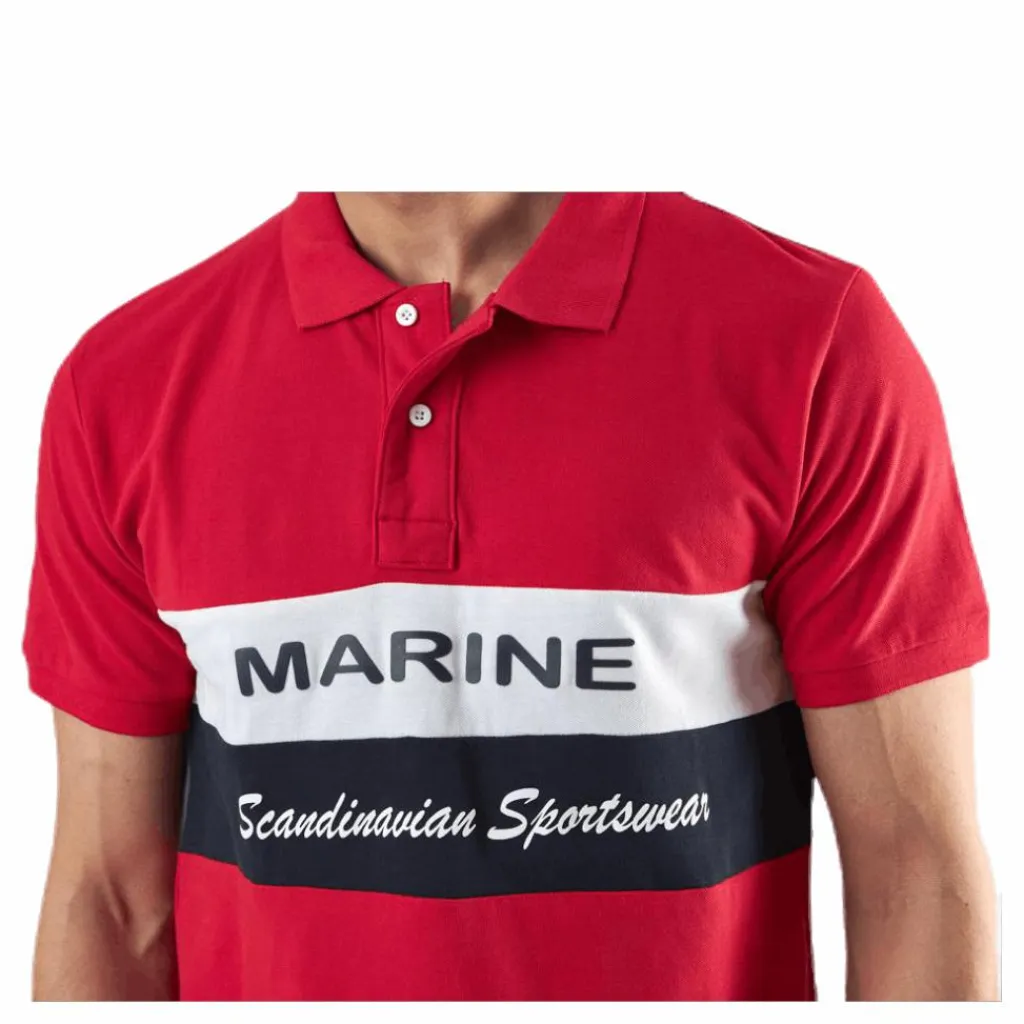 Marine Pompano Beach Pique Red Röd Online