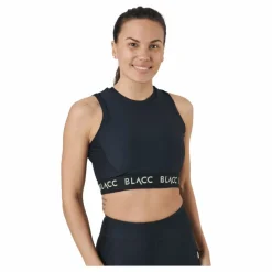 Power X Crop Top Black*BLACC Hot