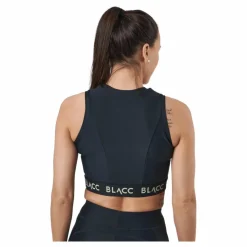 Power X Crop Top Black*BLACC Hot