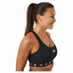 adidas Powerreact Training Medium-Support Techfit Bra Black Svart Outlet
