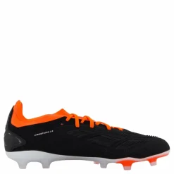 adidas Predator 24 Pro Firm Ground Boots Core Black / Cloud White / Solar Red Svart och Vit Clearance