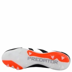 adidas Predator 24 Pro Firm Ground Boots Core Black / Cloud White / Solar Red Svart och Vit Clearance