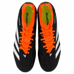 adidas Predator 24 Pro Firm Ground Boots Core Black / Cloud White / Solar Red Svart och Vit Clearance