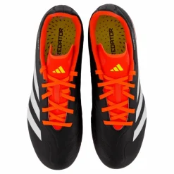 Predator League Firm Ground Football Boots Core Black / Cloud White / Solar Red*adidas Outlet
