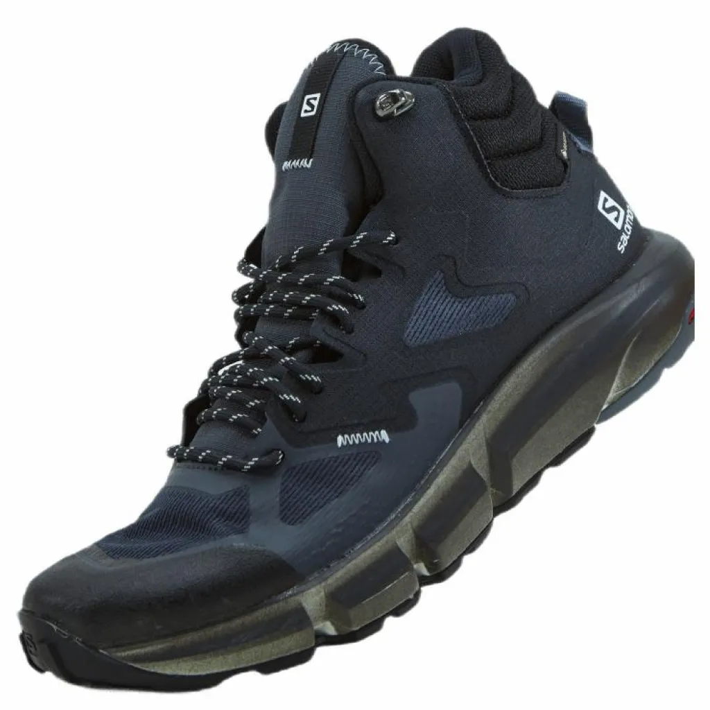Salomon Predict Hike Mid Gtx Ebony/black/stormy Weather Blå New