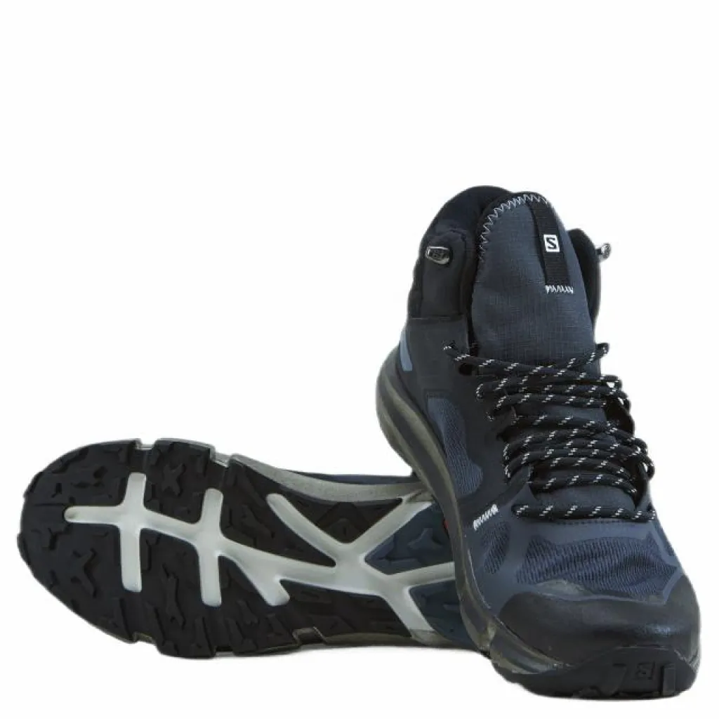Salomon Predict Hike Mid Gtx Ebony/black/stormy Weather Blå New