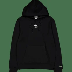 Lacoste Print Hoodie Noir 031 Black Outlet