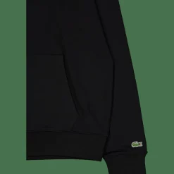 Lacoste Print Hoodie Noir 031 Black Outlet