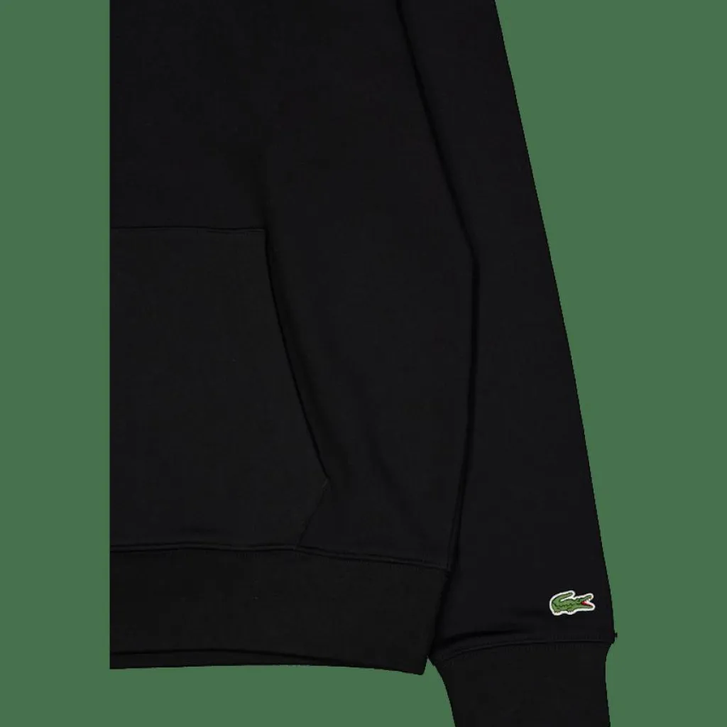 Lacoste Print Hoodie Noir 031 Black Outlet