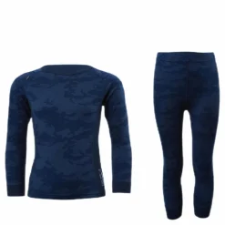 Print Merino Set Blue*Lindberg Outlet