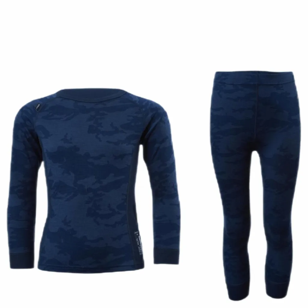 Print Merino Set Blue*Lindberg Outlet