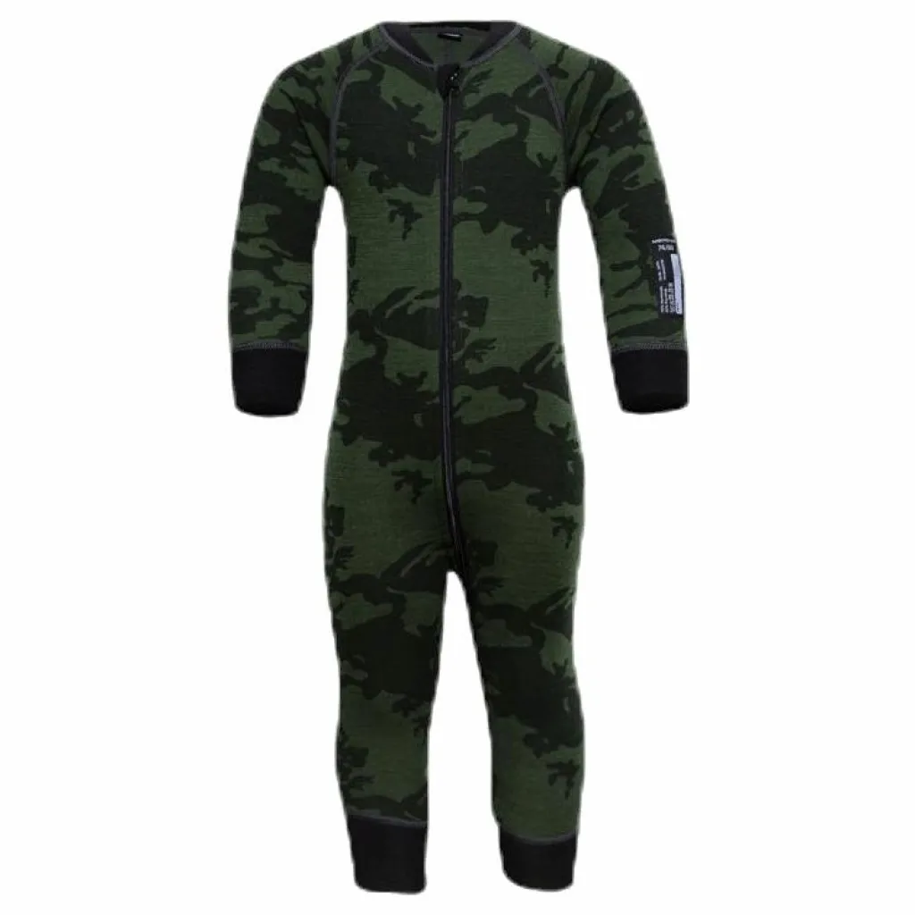Print Merino Wool Overall Green*Lindberg Sale