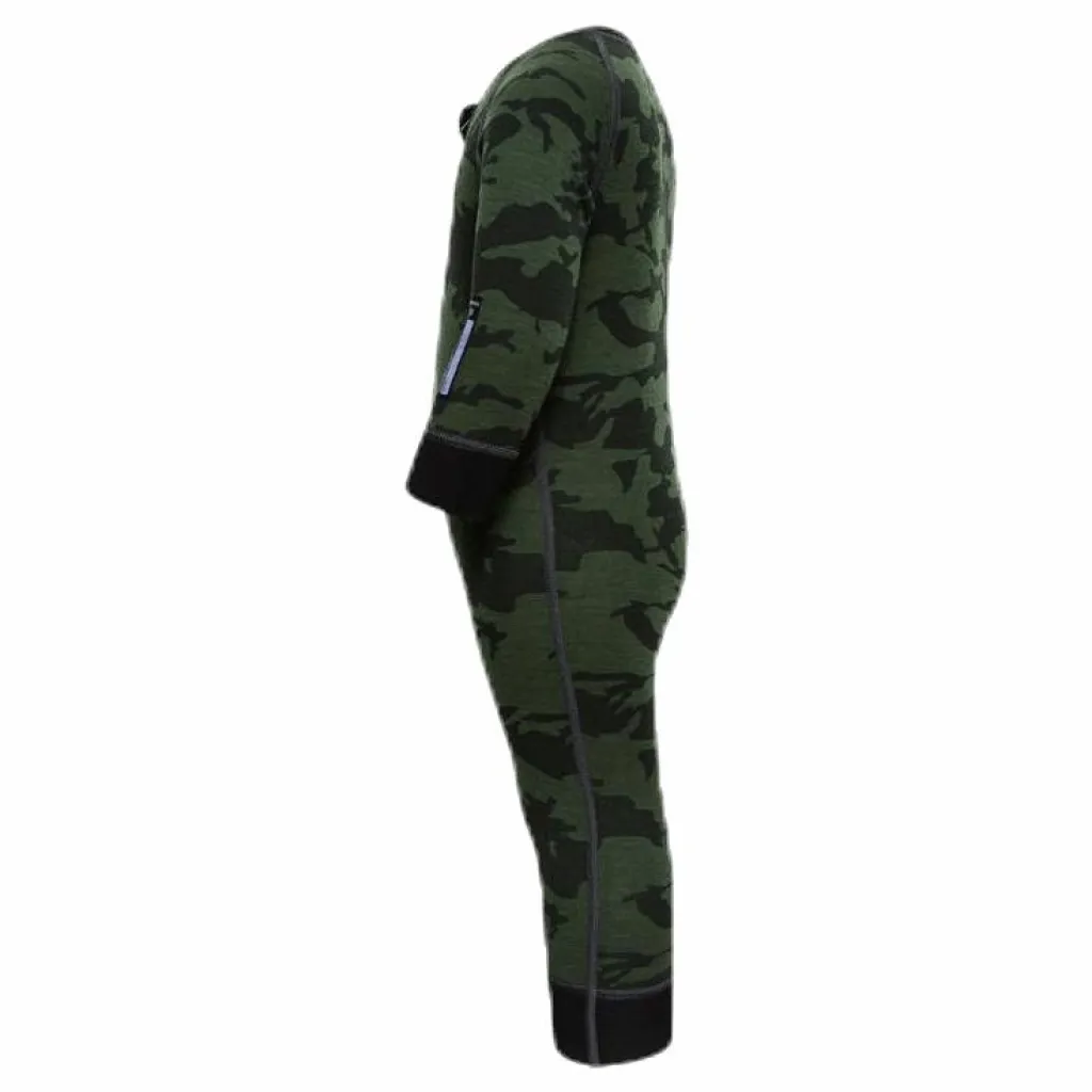 Print Merino Wool Overall Green*Lindberg Sale